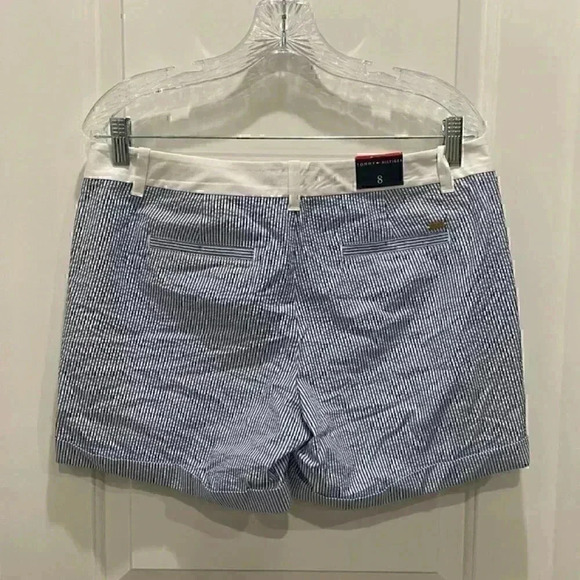 TOMMY HILFIGER SEERSUCKER SHORTS  size 8 - Picture 2 of 7